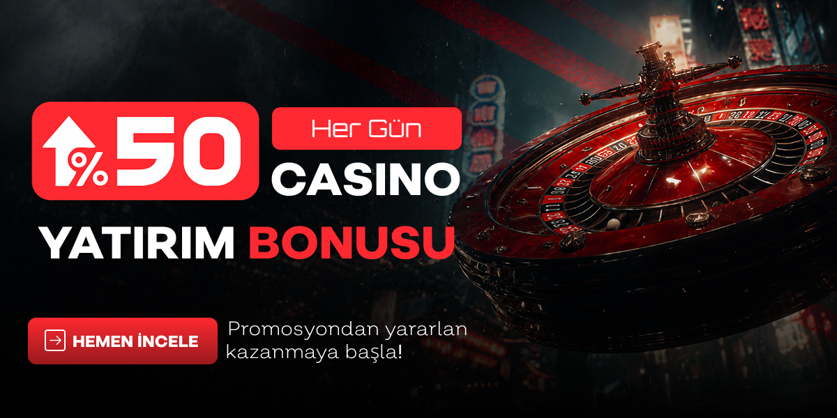 Tokyobet her gün yüzde 50 casino yatırım bonusu duyurusu; standart tasarım