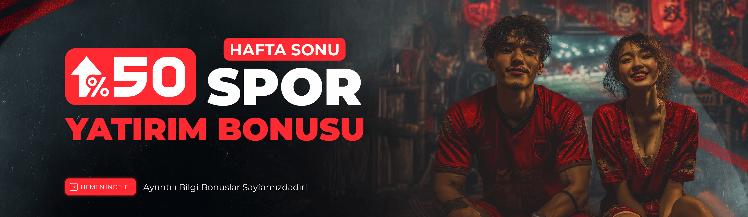 Tokyobet yüzde 50 hafta sonu spor yatırım bonusu duyurusu; geniş tasarım